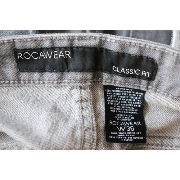 Vintage Rocawear Mens 36 x 32 Y2K Straight Jeans O957 - Picture 6 of 6